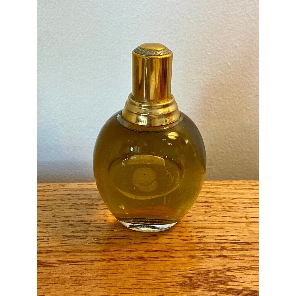 VTG Savage Cologne By Panco LTD 4.25 oz (No Box) Gold Glass Original Rare